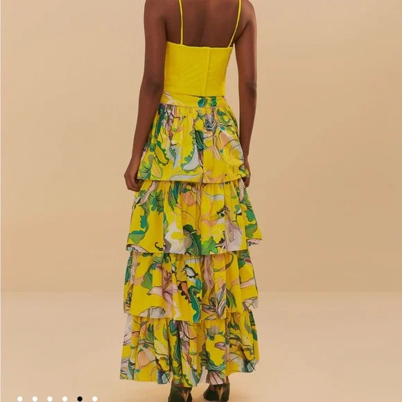 NWT FARM Rio Jellyfish Maxi Skirt, M - Picture 3 of 7